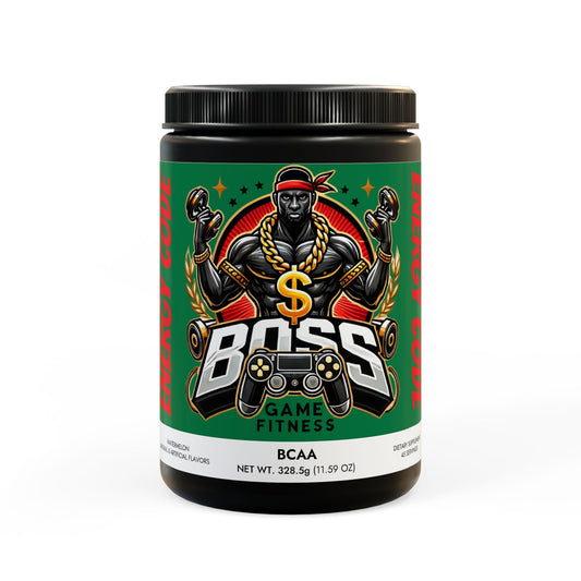 BOSS GAME FITNESS:ENERGY CODE BCAA SUPPLEMENT WATERMELON (325g, 11.46oz, 45 servings)